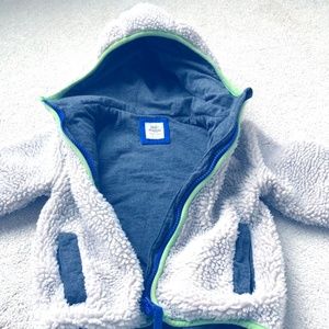 Boys Baby Boden Shearling Jacket 2-3T